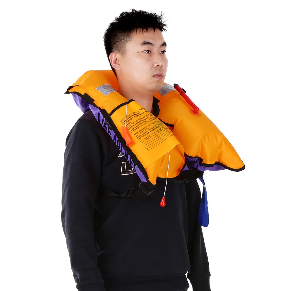 Chaleco salvavidas inflable Manual para adultos, deportes acuáticos, natación, pesca, supervivencia