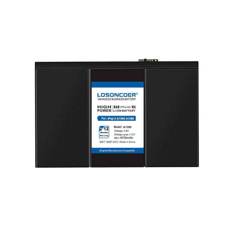 LOSONCOER – batterie de remplacement pour iPad2 IPad 2 A1395 A1396 A1397 A1376 A1316, 7430mAh, avec outils gratuits