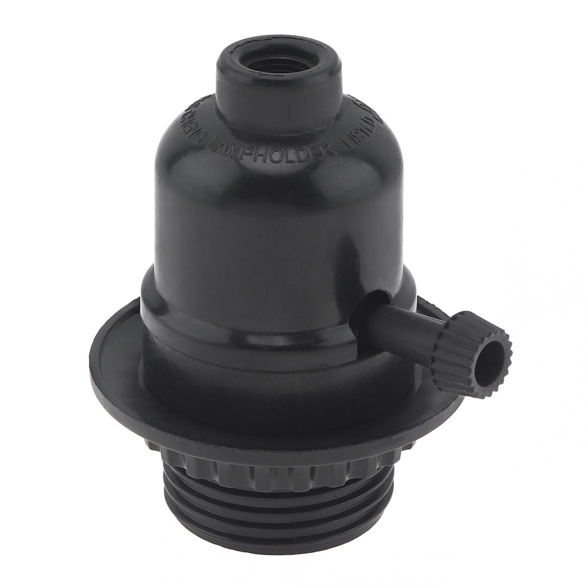 2pcs E26 Lamp Socket Replacement Lamp Phenolic Socket with Lamp Shade Ring for Table Floor Lamp Repair Kit Bulb Sockets