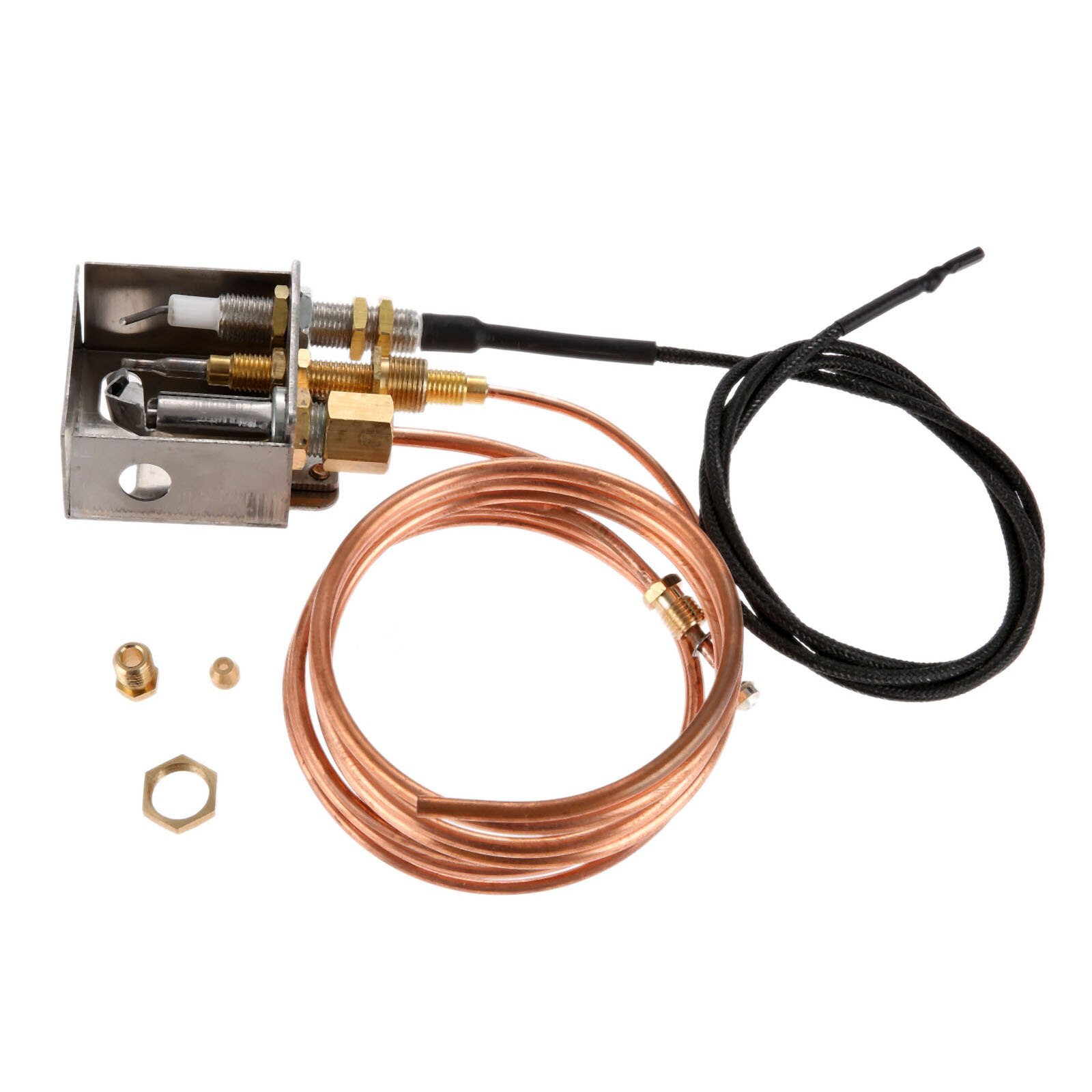 Safety Replacement Pilot Burner Assembly With Thermocouple And Ignition Propane Igniter Kit For Propane Gas Fireplaces Fire Pits