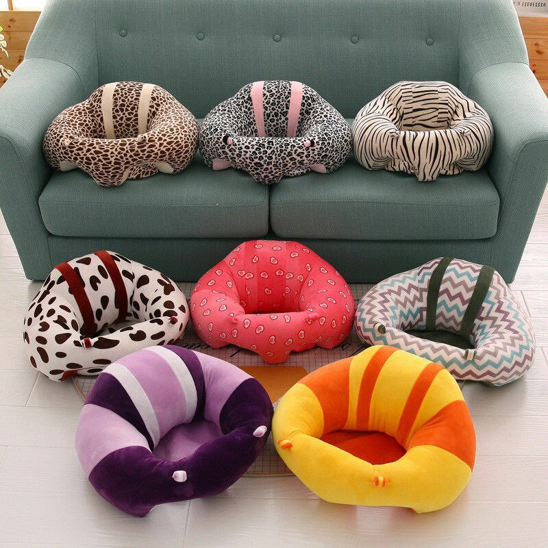 Siège de soutien pour bébés et enfants, housse de siège de canapé souple, coussin de canapé, oreiller en peluche, jouet sac de haricots, Animal