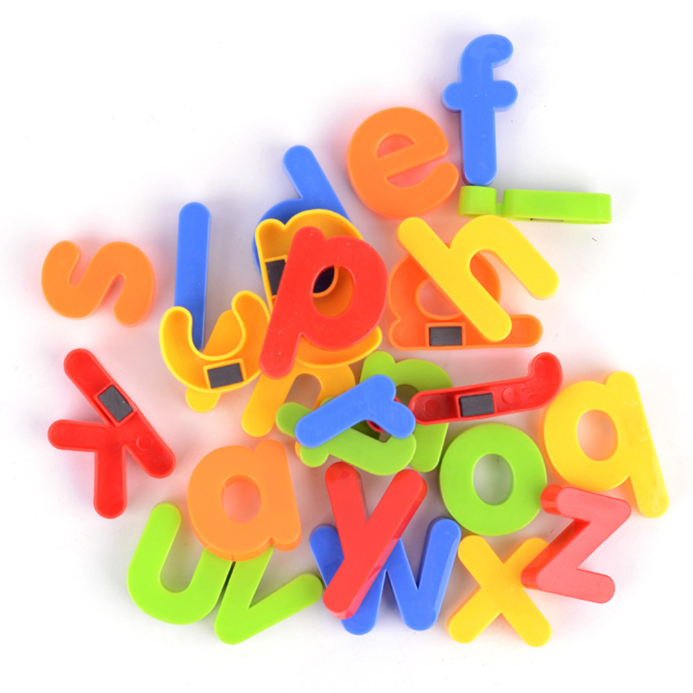 Multicolor magnético números abecedario magnético para nevera aprendizaje juguete infantil educativo imán de nevera de aprendizaje ortografía Juguetes