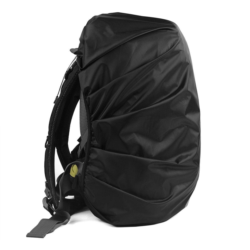 Mochila impermeable con tapa reflectora y partes de camuflaje, ligera y negra, para viajes al aire libre, equipaje, Camping y senderismo