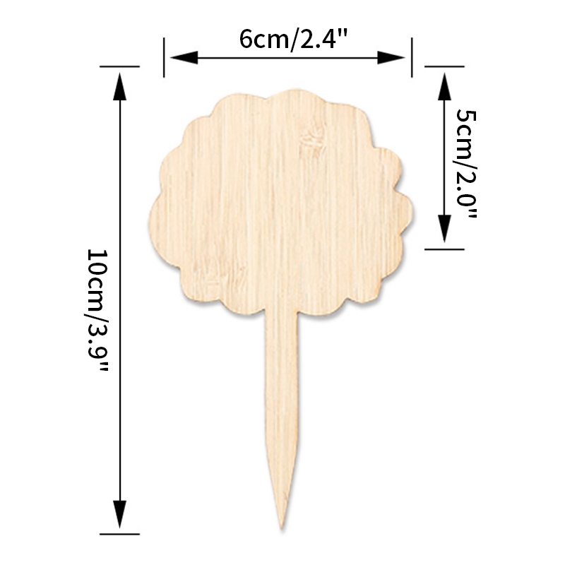 Plant Tags Bamboe Plant Markers Kwekerij Labels T Type Plant Markers Bonsai Label Tuin Bloemen Gereedschappen Plant Label 10 stuks: S16 Plant Labels