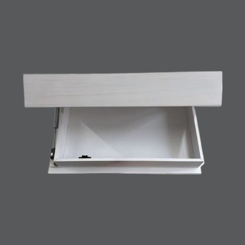 Estante de almacenamiento montado en la pared para el hogar, estante oculto con compartimento secreto, estantes flotantes, almacenamiento de muebles de madera, solapa mágica oculta: Verde