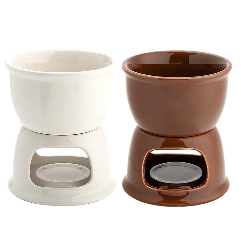 Cheese Pot Small Ceramic Cheese Pot Chocolate Fondue Pot Cheese Porcelain Melting Pots For Tapas