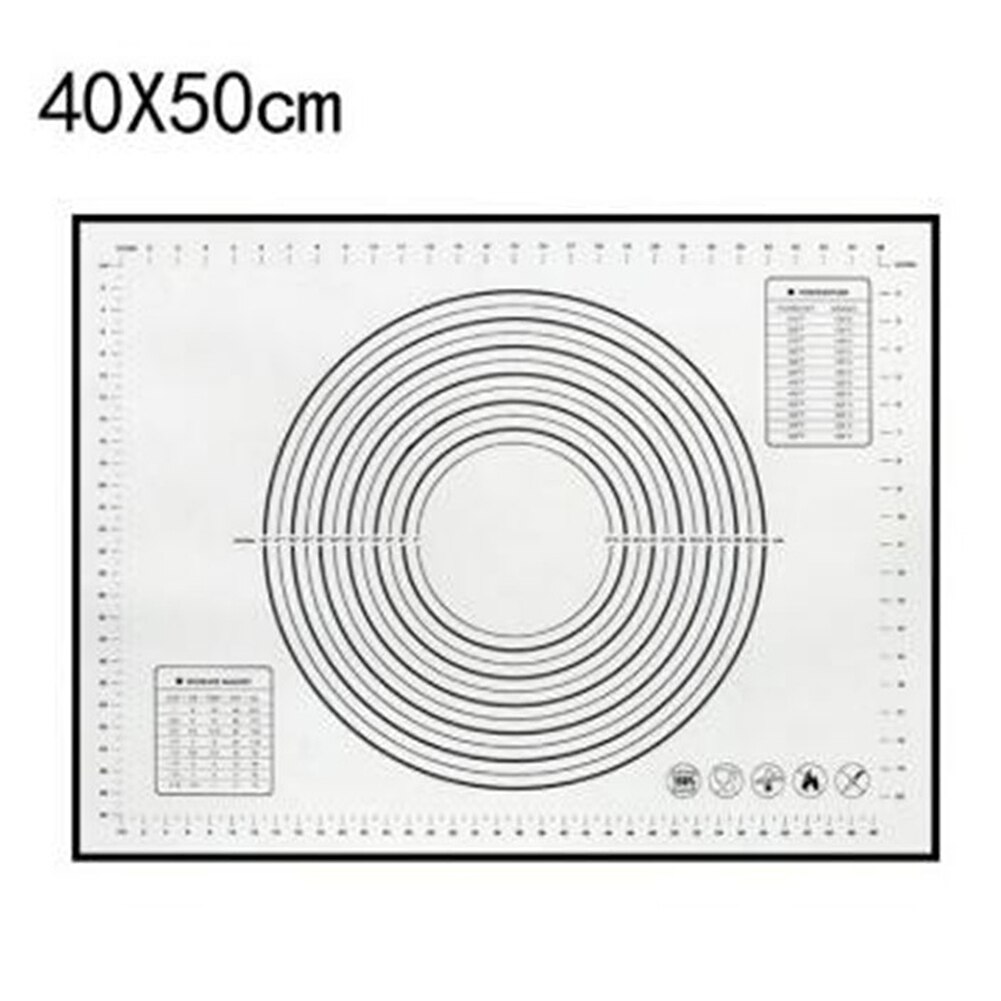 DE BUYER Silicone Baking Mat, Silicone, White, 51.5 cm: Baking Mats