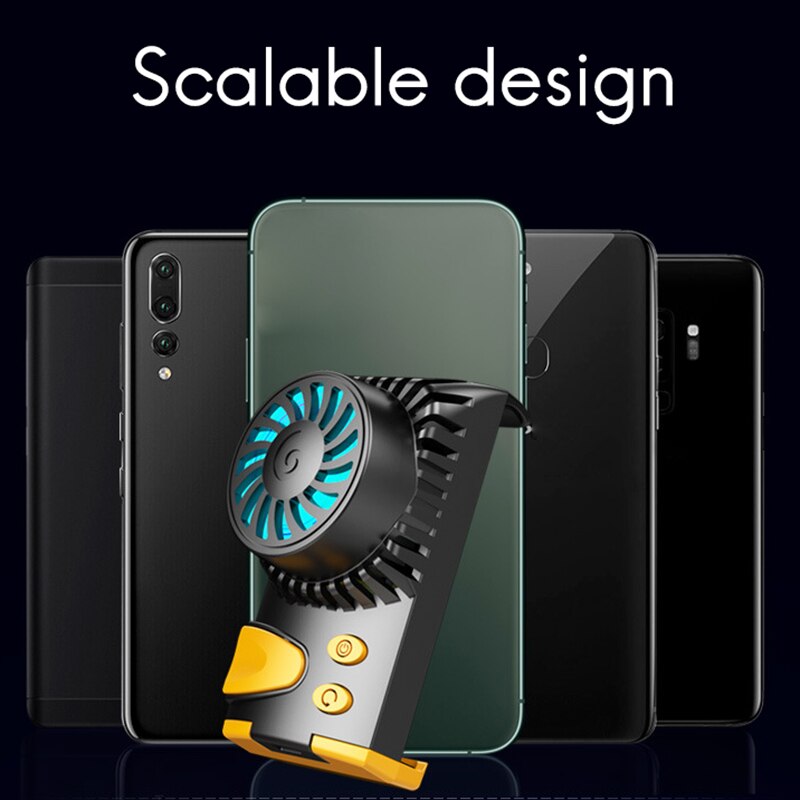 Mobile Phone Radiator Mini Portable Semiconductor Refrigeration 65-84mm Mobile Phone Game Water-Cooled Radiator