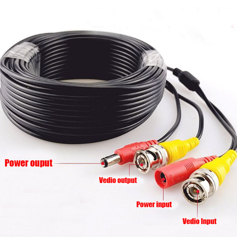 5~60M Video Power Cable for Security Camera Survei... – Grandado