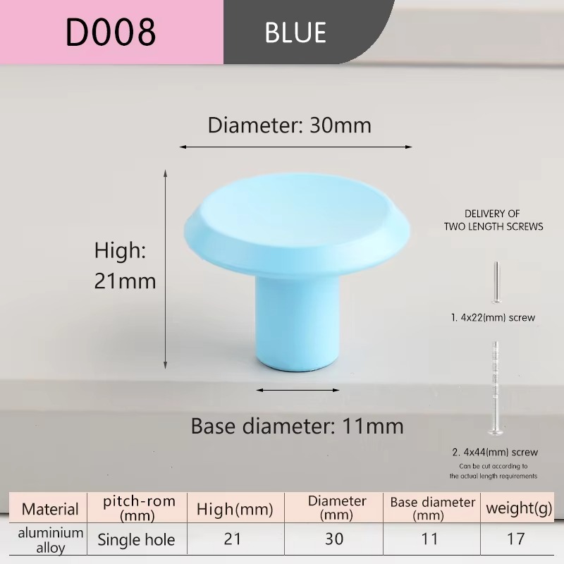 Colourful Round Knobs Drawer Knobs Cabinet Pulls Kitchen Handle Furniture Small Handle For Kids Room Hardware Furniture Hardware: Dark Orange