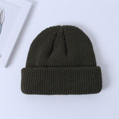 Ecossons de couleur bonbon ètes | Bonnet Hip-hop fille garçon pour automne-hiver décontracté unisexe en acrylique, Bonnet amoureux, chapeaux: army green