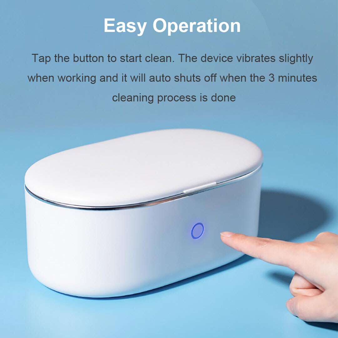 DR.XIAOZE Ultrasonic Cleaner Portable Washing Machine 45000Hz Jewelry Ultrasonic Cleaning Machine Home Appliance