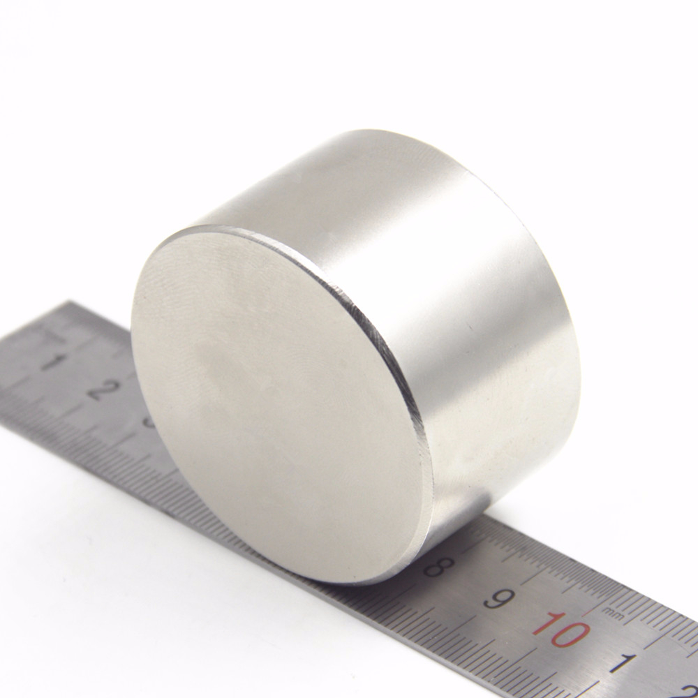 1 Uds imán N52 50x30mm imán fuerte redondo tierra rara N35 N40 imán de neodimio D40-60mm imán permanente potente