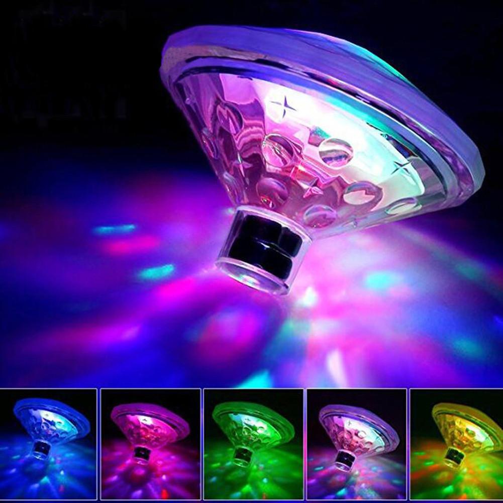 Innovative Seven-Color Water Drifting Lamp Underwater LED Fountain Aquarium Light For Pond Spa Disco Swimming Pool Floating Lamp