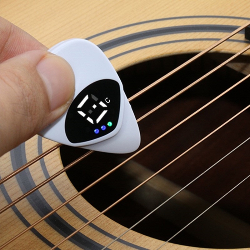 Gitarre mit eingebautem Tonabnehmer, High-Definition-Display, Doppelfunktions-Tuner 69HD