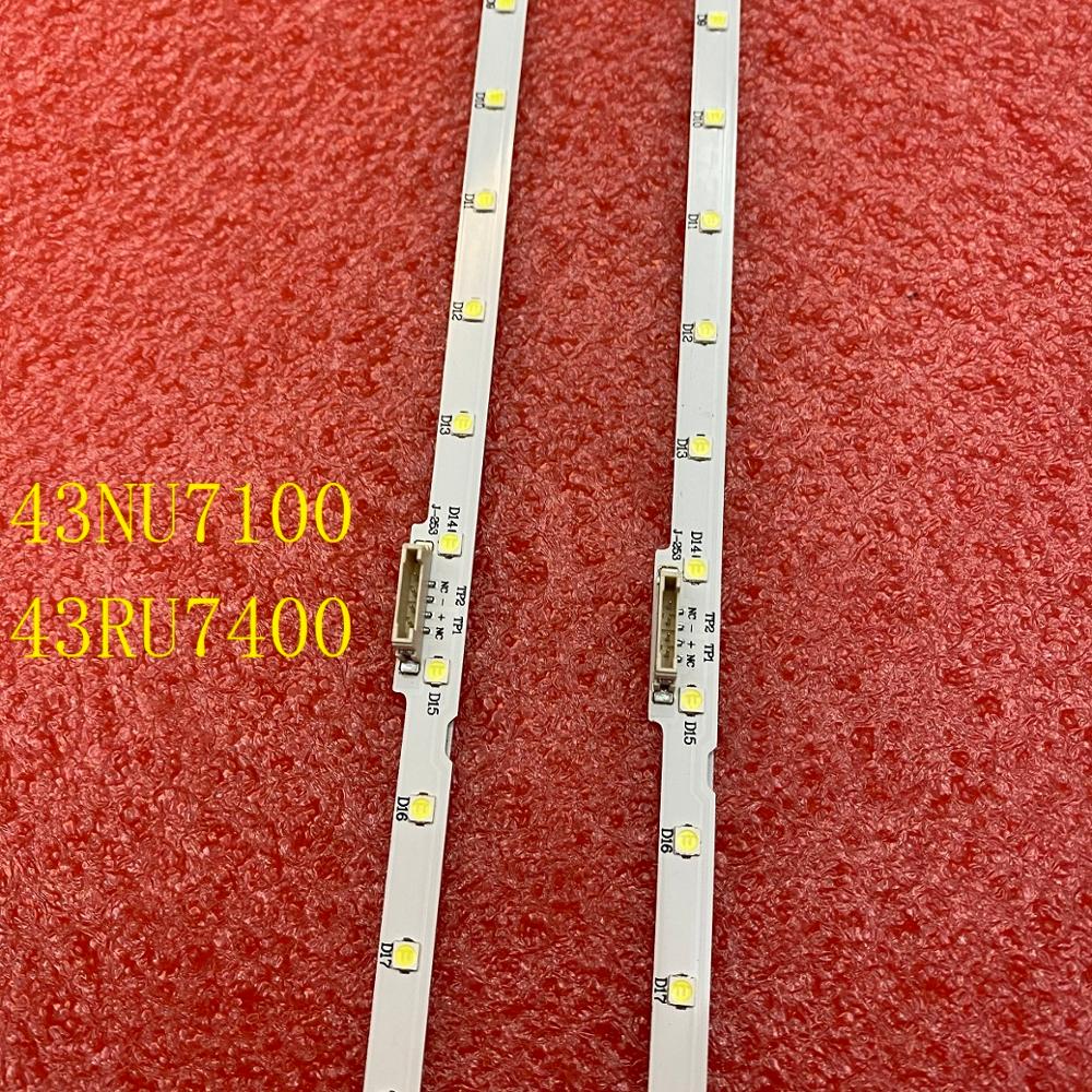 LED Strip Voor Samsung UE43RU7200U UE43N5540AU UE43NU7190S UE43NU7092 UE43NU7090 UE43NU7170 UE43RU7100 UE43NU7120U UE43NU7170U