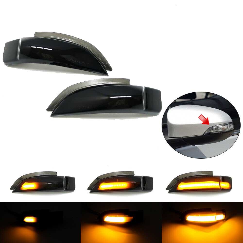 Auto Led Dynamische Zijspiegel Sequentiële Licht Fit Voor Toyota Corolla E170 Pc/Pbt Shell Met led Auto Verlichting