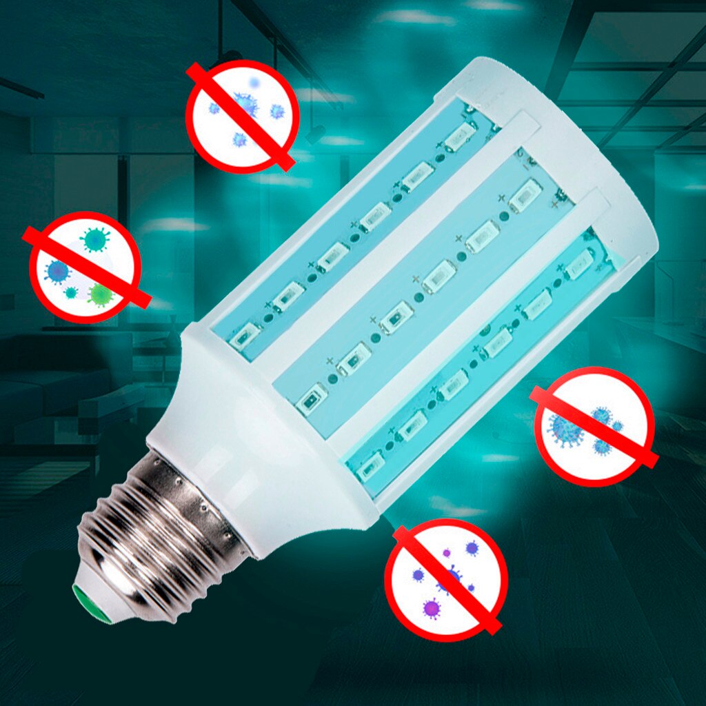 Led Uvc Lamp Uv Kiemdodende Lamp Sterilisator E27 Maïs Licht Desinfectie Light Schone Lucht Verwijder Afstandsbediening 423 #2