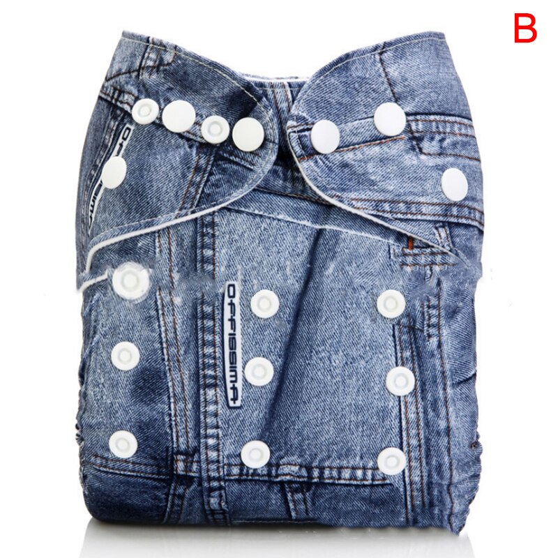 Reusable Baby Diapers Cloth Diaper Inserts 1 Piece 3 Layer Insert 100% Cotton Washable Baby Care Eco-Friendly Diaper: B