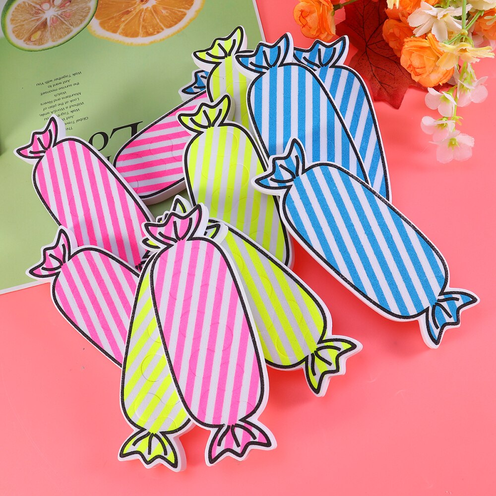 24pcs Toe Separators EVA Foam Candy Shape Soft Finger Toe Divider Spacers for Nail Art Pedicure Manicure