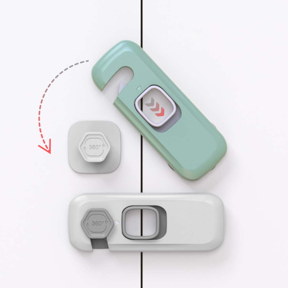 Baby Safety Child Lock Home Refrigerator Freezer Door Lock Catch Toddler Kids Child Cabinet Locks Baby Protect