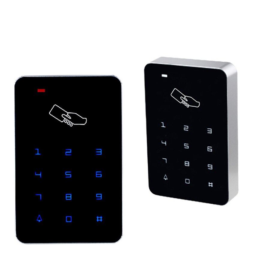 Access Control Keypad Access Touch Keypad RFID Keypad Waterproof 125KHz RFID Card Reader Access Control Exit Button for Entry