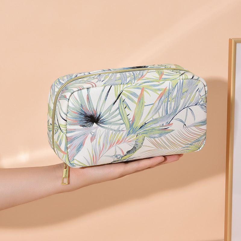 1Pc Vrouwen Luipaard Make-Up Tas Rits Waterdichte Pu Lederen Cosmetische Bag Vrouwelijke Reizen Make Up Organizer Beauty Case