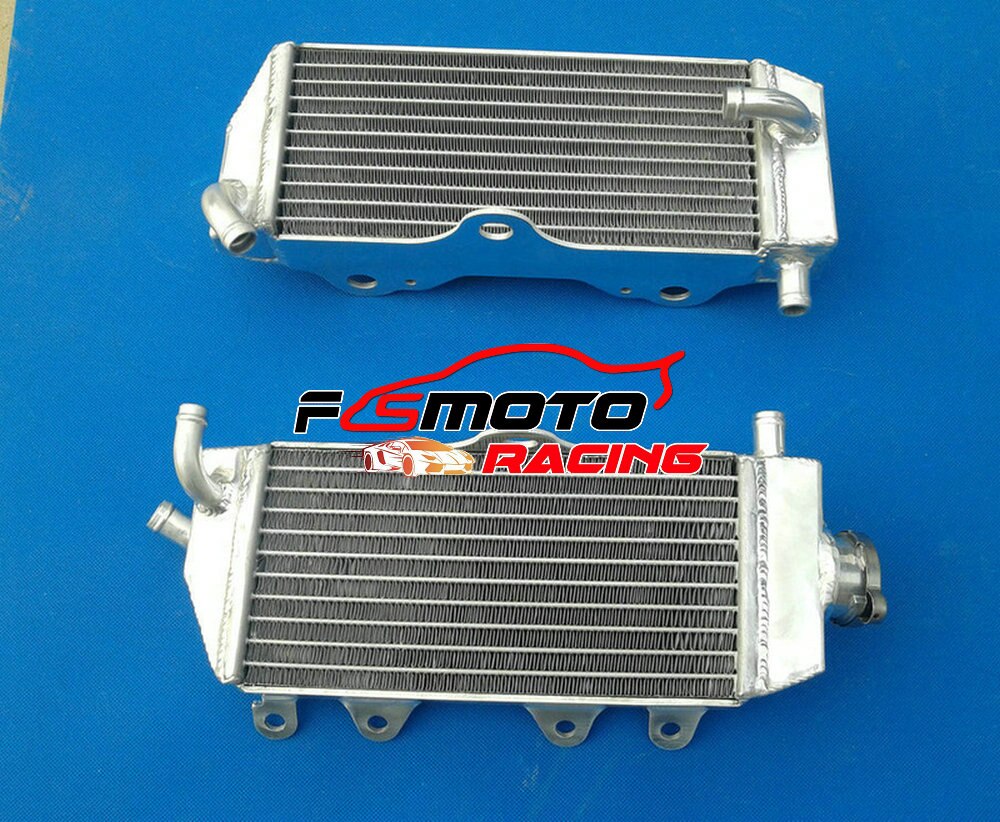 Aluminiumskøler til yamaha  yz125 yz 125 2002 2003 2004 125cc 2- takts venstre og højre side 02 03 04