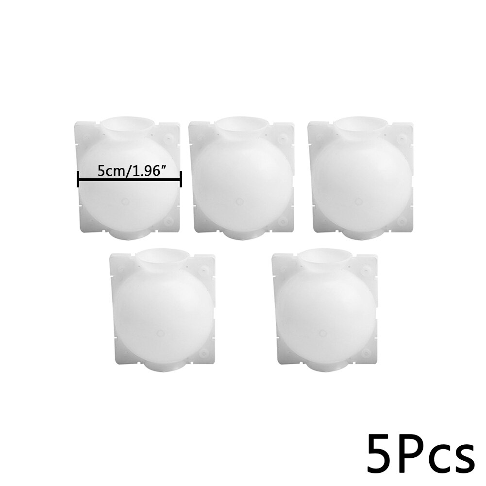 5Pcs Plant Rooting Box Plant Rooting Growing Box Case Plastic Flower Growing Container Plant Rooting Equipment Nursery Box: white 5cm