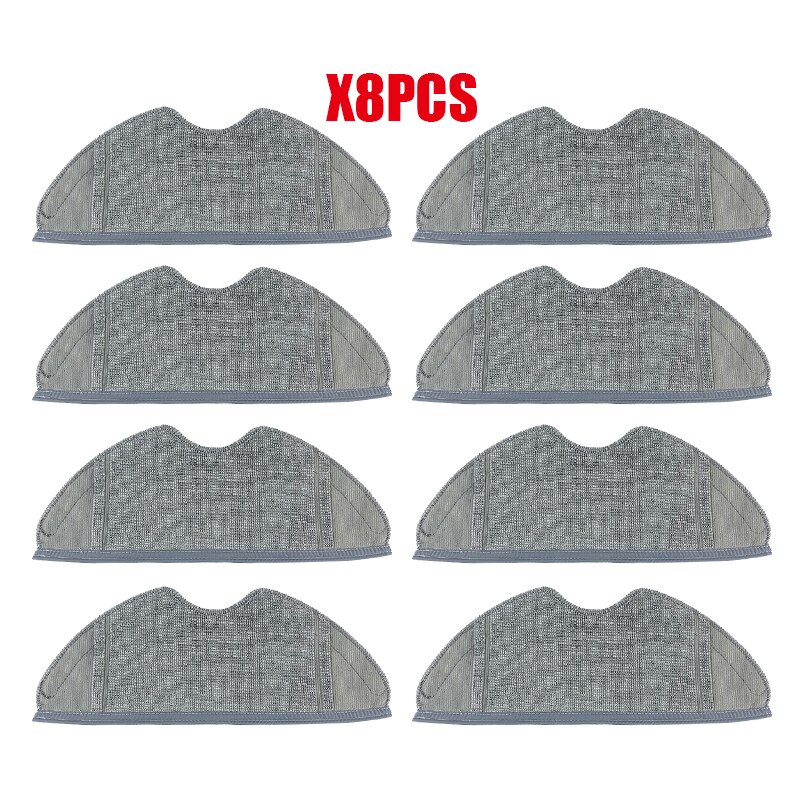 Piezas de repuesto para Robot aspirador qihoo, paño de limpieza para mopa, filtro HEPA lavable, reemplazo de trapo, accesorios para 360 S7 pro: Caqui oscuro