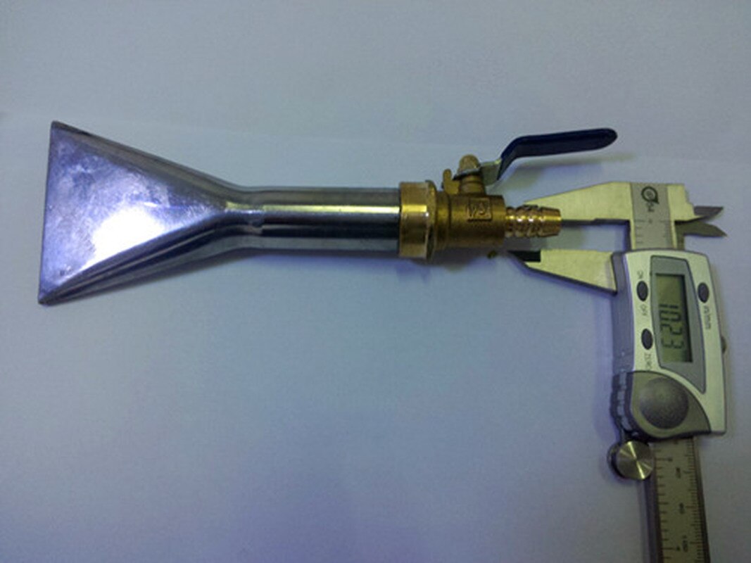 flat nozzle universal cleaning machine water nozzle foaming tool duckbill spray nozzle stainless steel 10-12 mm connector