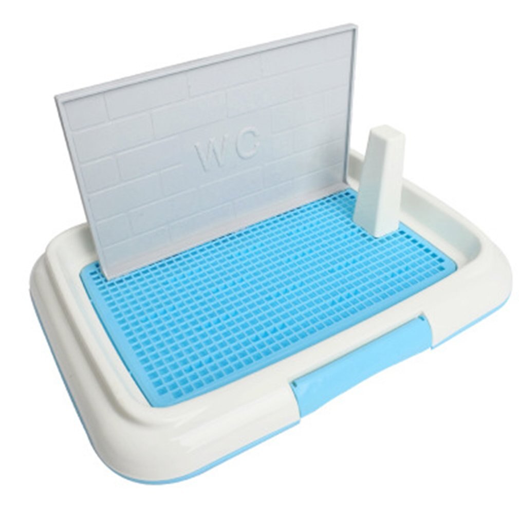 Dog Toilet With Wall Column Small And Medium Dog Male And Female Dog Urine Basin Splash Guard Pet Urinal Side Wall Dog Toilet: Default Title