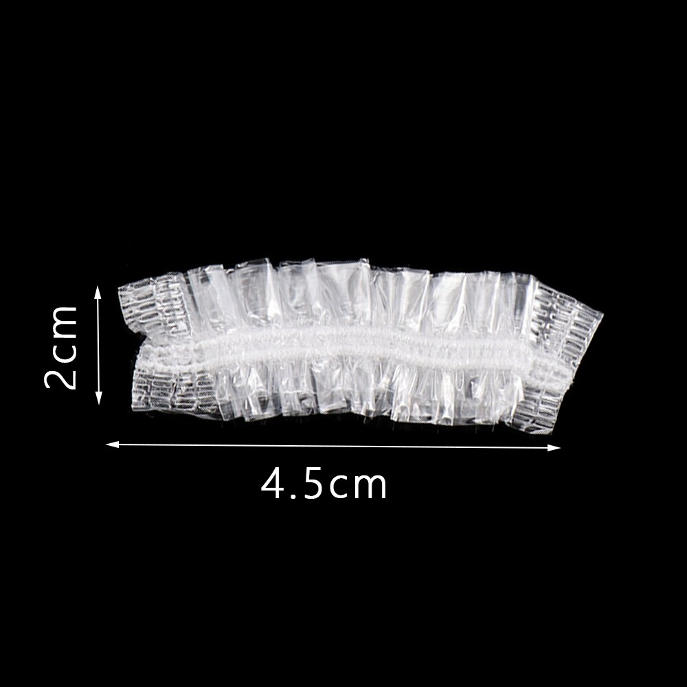 50pcs Disposable Waterproof Ear Cover For Bath Shower Salon Ear Protector Cover Caps Dyeing Hair One-off Earmuffs