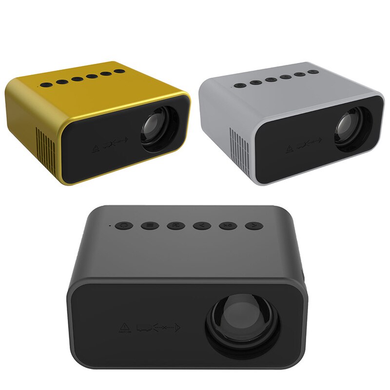 YT500 Mini Projector Home Theater Video Beamer Ondersteunt 1080P Usb Audio Draagbare Home Media Player Ingebouwde Composiet membraan