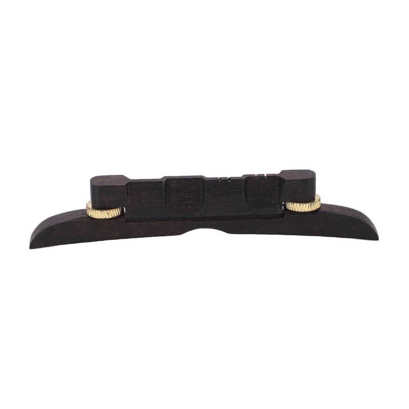 Ebony String Bridge Mandolin Bridge Adjustable Height for Stringed Instruments Repair