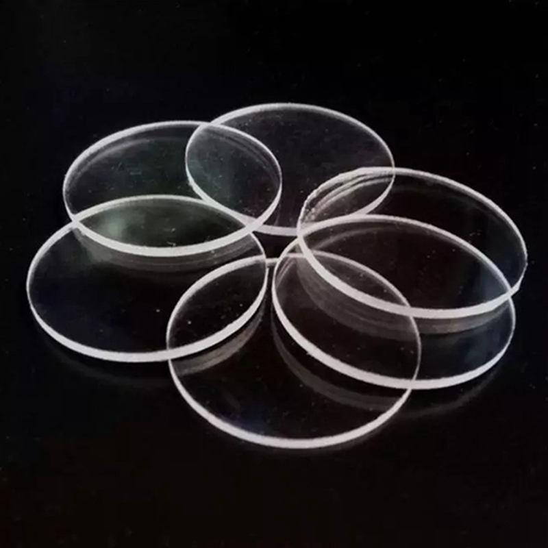 2PCS Round Acrylic Cake Display Board Multi Sizes Transparent Cast Acrylic Circle Discs DIY Craft Cake Display Board Supplies