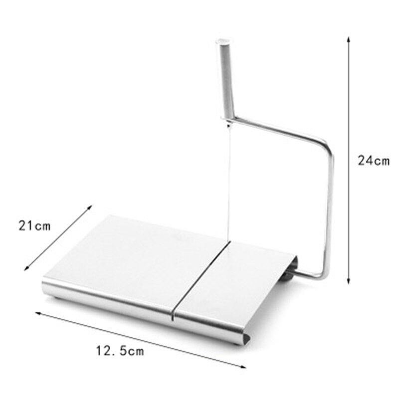 Wire Cutting Cheese Slicer Cutter Kitchen Stainless Steel Board Butter Cutter Cheese Slice Cheese Cutting Knife