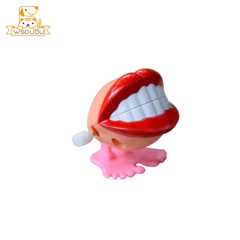 Wind Up Spring Teeth Sexy Mouth Move Clockwork Funny Toys Cute Cartoon Jokes Educational Fun Tooth Dolls For Children Kids: Big Beak