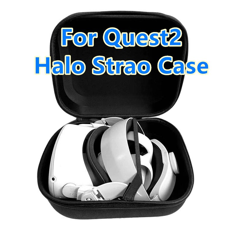 Draagbare Voor Oculus Quest 2 Halo Band Opbergtas Eva Harde Bescherming Doos Met Handvat Voor Oculus Quest 2 Vr case Accessoires