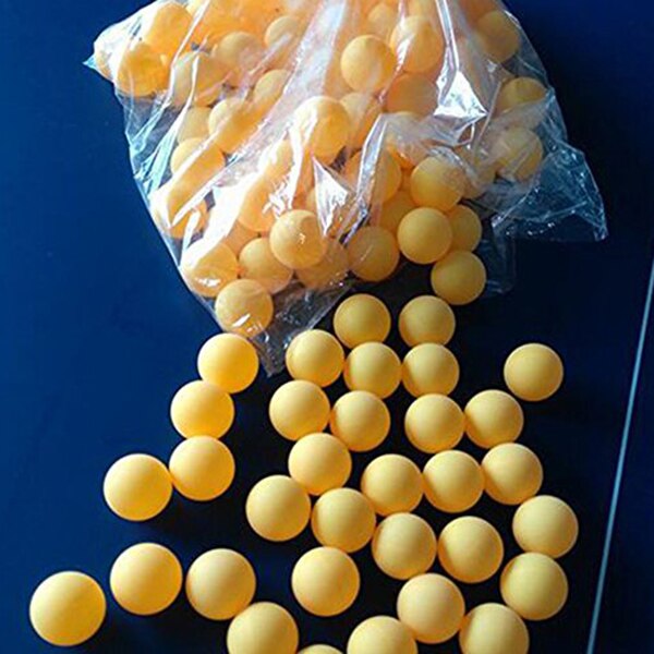 Pelotas de entrenamiento de tenis de mesa, 50 piezas, 40mm, Yelow/White Ran
