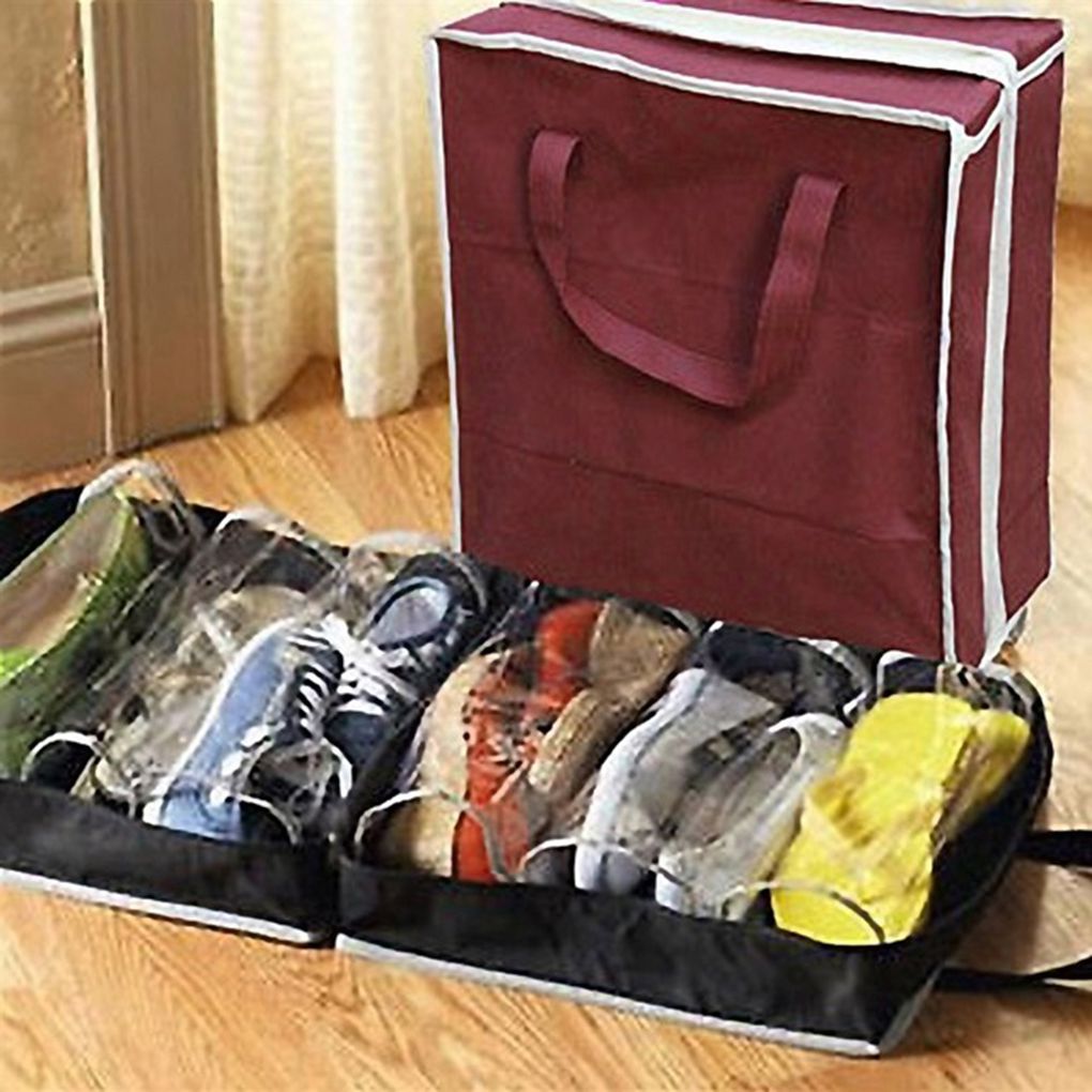 Niet-geweven Stof Opbergtas Organisator Draagbare Schoenen Kledingstuk Reisbagage Carry Pouch Houder