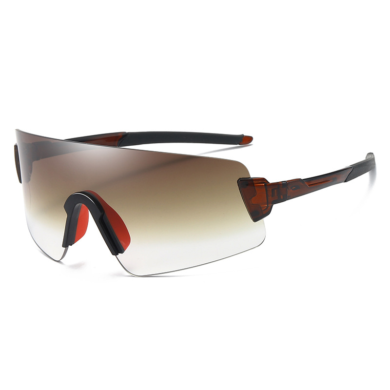 Fietsen Zonnebril Mtb Bescherming Sport Fietsbril Bril Fiets Mountainbike Bril Mannen Vrouwen Weg Brillen: Donker Kaki