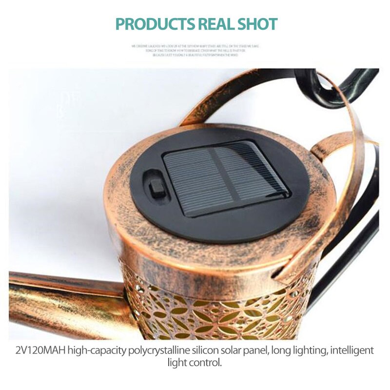 Garten Landschaft Solar- Gießkanne Ornament Lampe Dusche LED-leuchten Schnur Hof Rasen Kunst Licht Dekoration Garten Wohnkultur