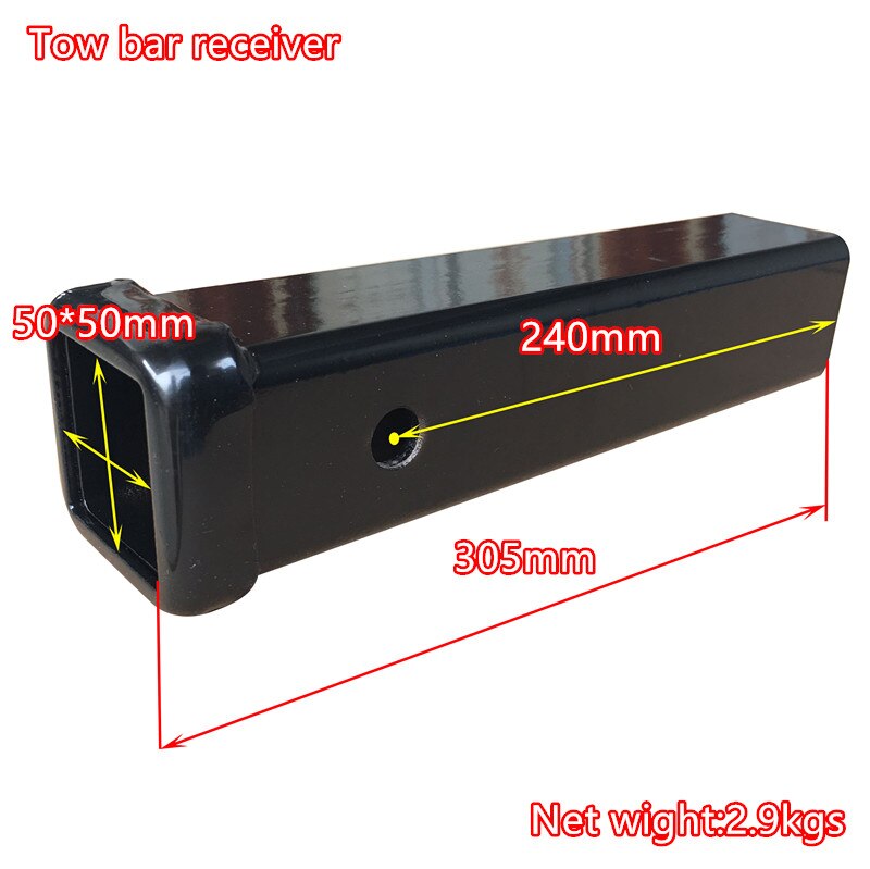 TOWING RECEIVER TUBE FOR TOWING TOW BAR 4WD ATV TRACTOR MACHINERY TRAILER