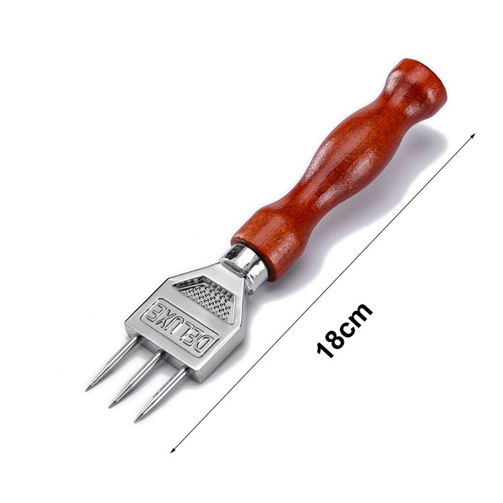 UNTIOR Ice Pick Crusher With Wooden Handle 304 Stainless Steel Ice Crusher for Cocktail Bartender Ice Hammer Carving Tools: E