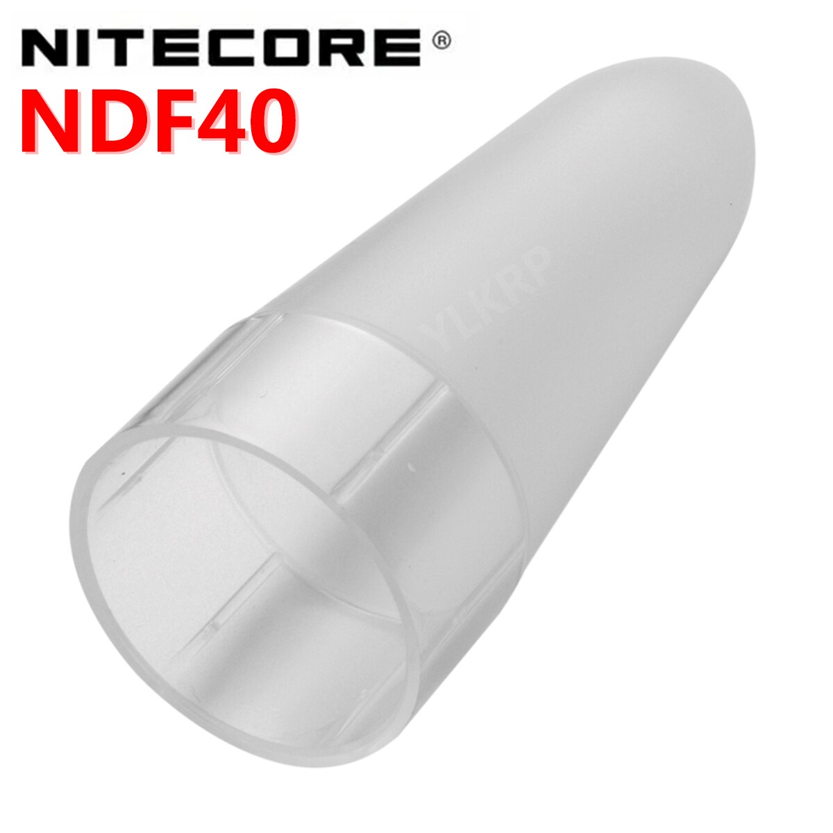 Acessório de iluminação portátil nitecore ndf40 40mm, difusor de lanterna adequado para lanterna com cabeça de 40mm