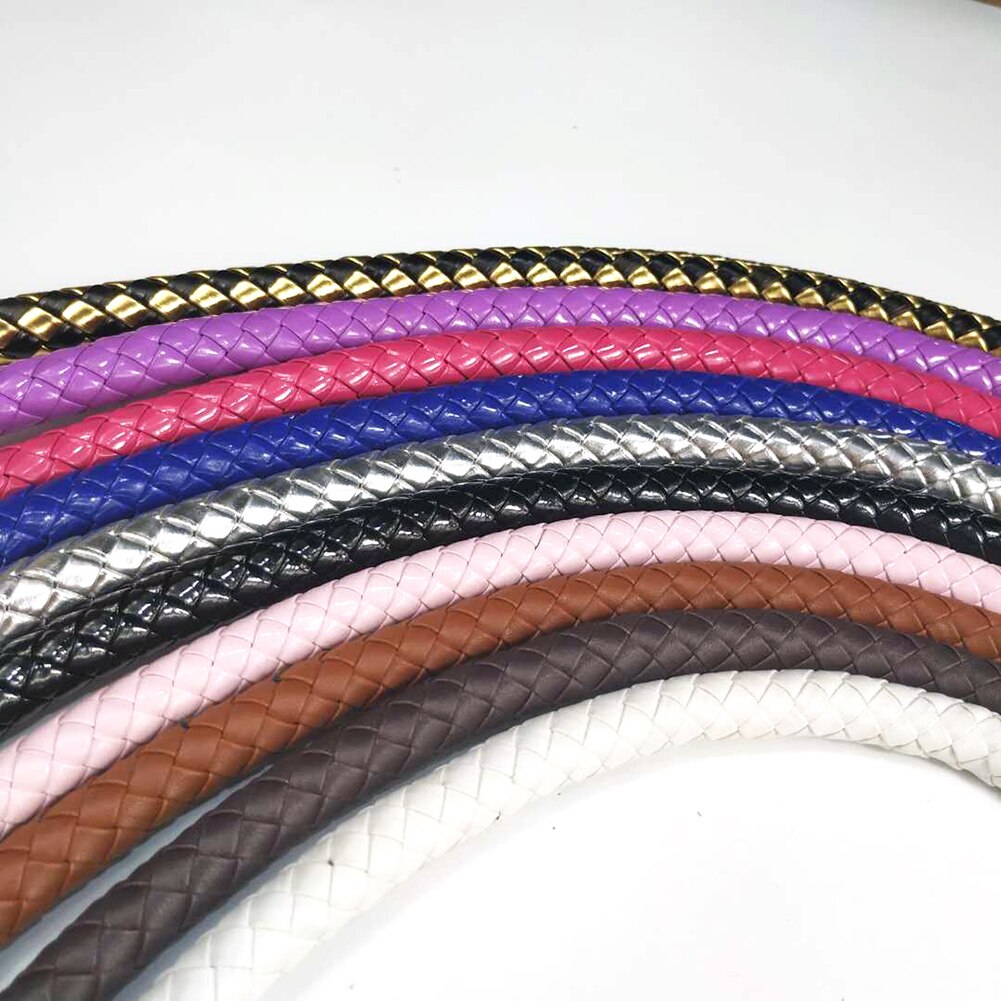1 pc Substituição Destacável Cintas de Ombro Das Senhoras de Couro PU Bolsa de Cinto de Corda Cor Sólida Rodada Alças DIY Saco Acessórios