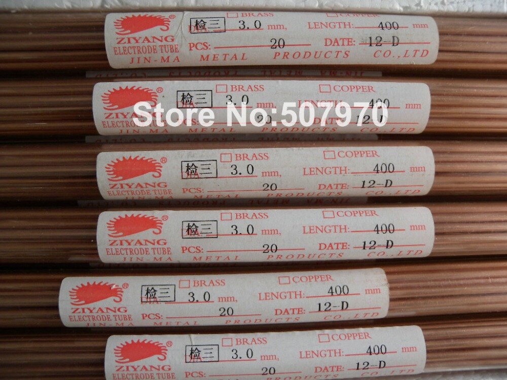 Ziyang elektroda miedziana rura pojedyncza otwór3.0 * 400mm dla EDM WIERTARKA