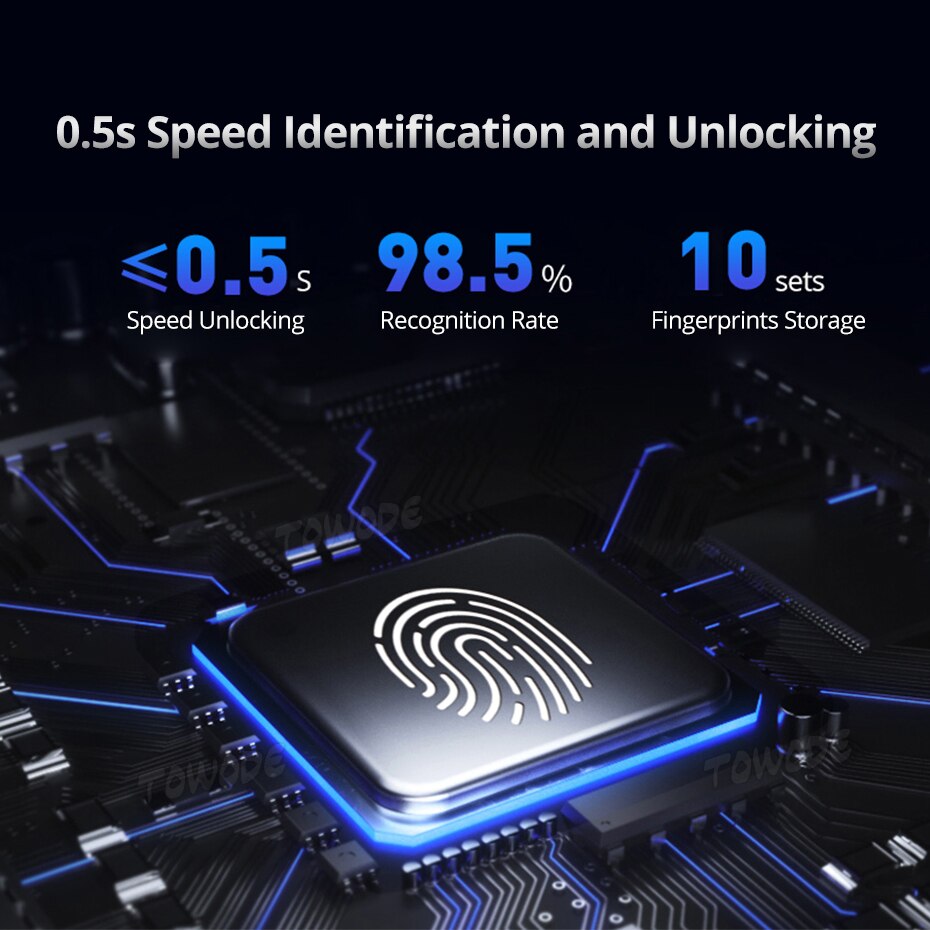 Smart Fingerprint blocco per bicicletta lucchetto per bicicletta antifurto in acciaio inossidabile ricarica USB porta MTB impermeabile accessori per serratura bici