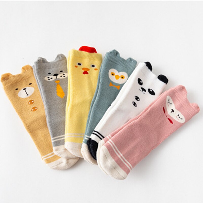 Frühling Herbst Winter Baby Socken Jungen Mädchen Kleinkind Kleinkind Baumwolle Socken Anti Rutsch Niedlichen Karikatur Ebene Nicht-Unterhose Boden tragen 0-2Y